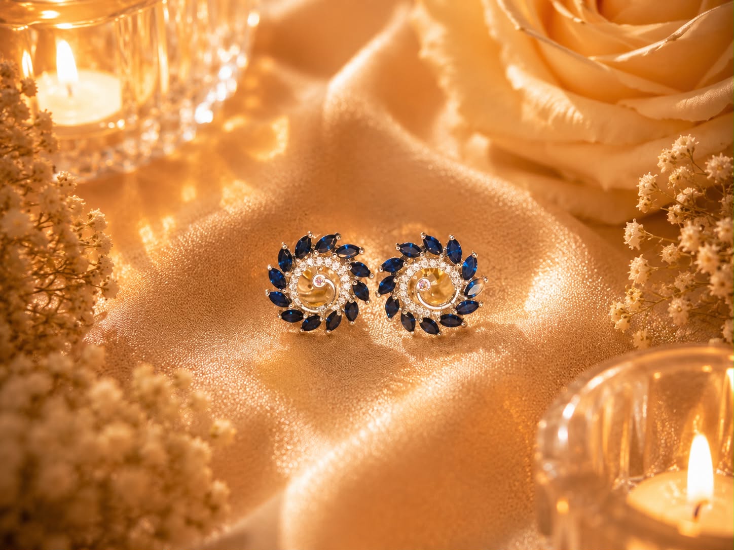 Midnight Bloom Earrings